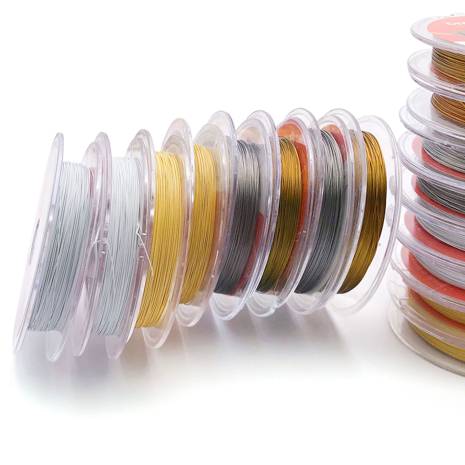 50m ステンレス鋼銅線、色落ちしないビーズワイヤー、DIY - Copper Wire Roll のレビューと価格