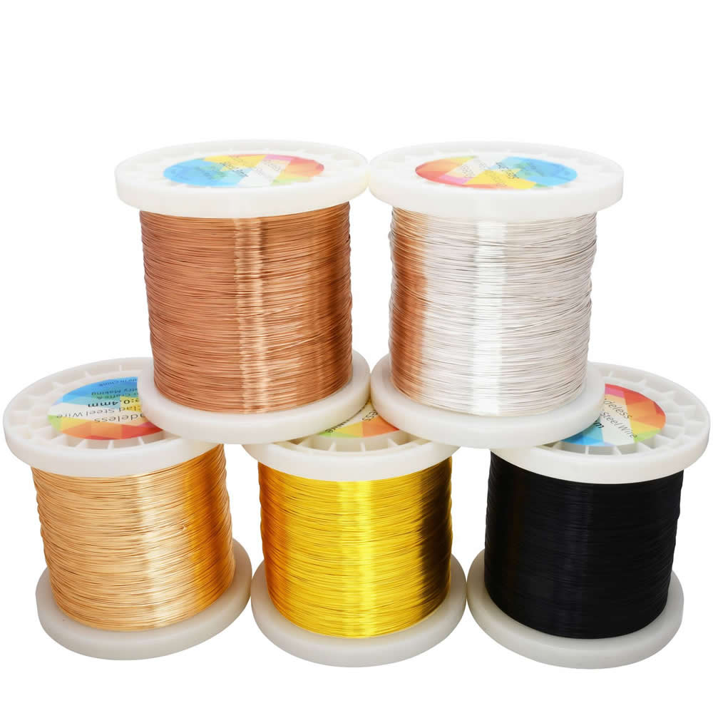 色褪せない変色防止加工の曲げられる銅被覆鋼線 100m 32 - Copper Wire Roll のレビューと価格